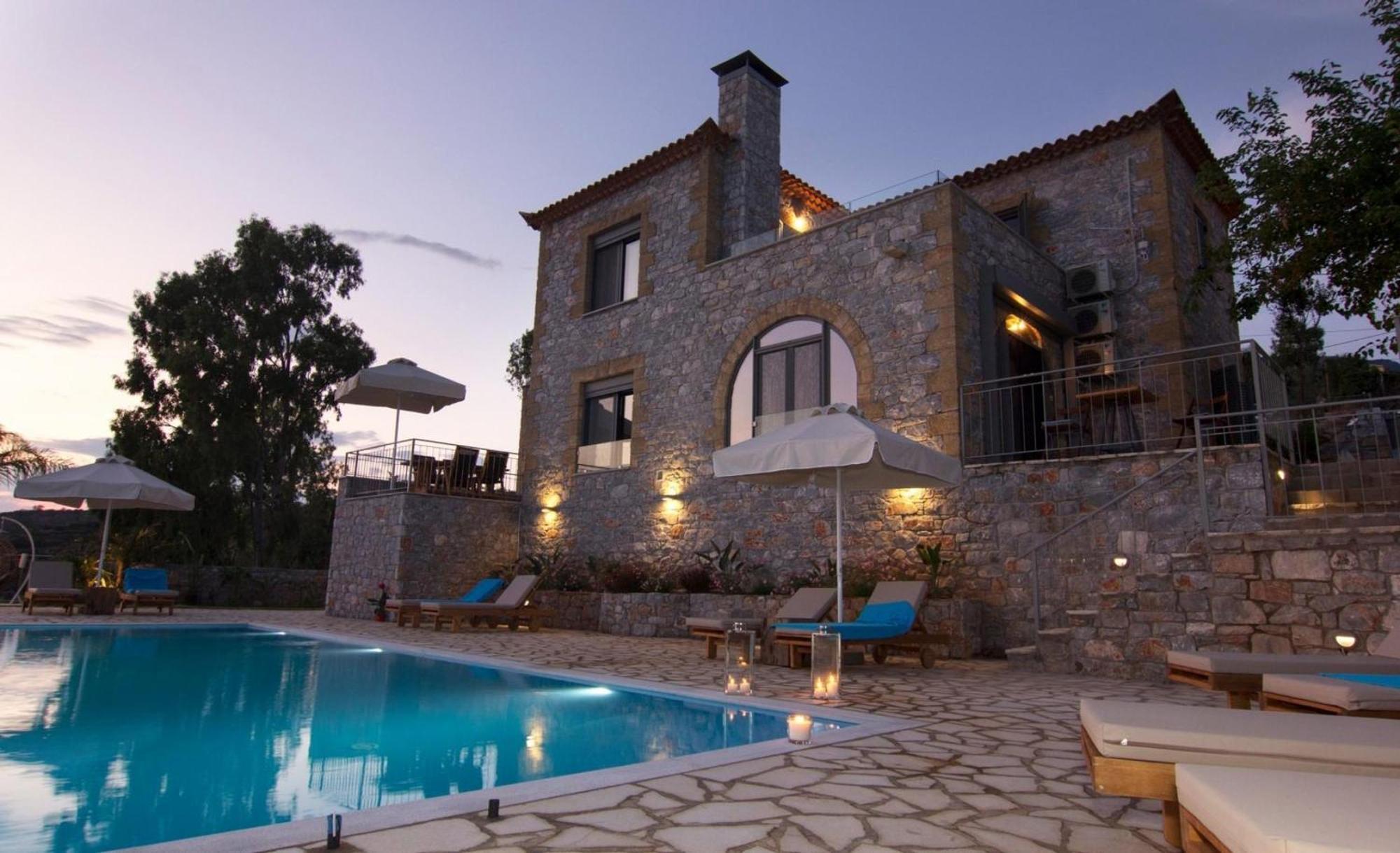 Elsa Villa By Elrin Villas Mani Neokhorion (Messenia) Exterior foto