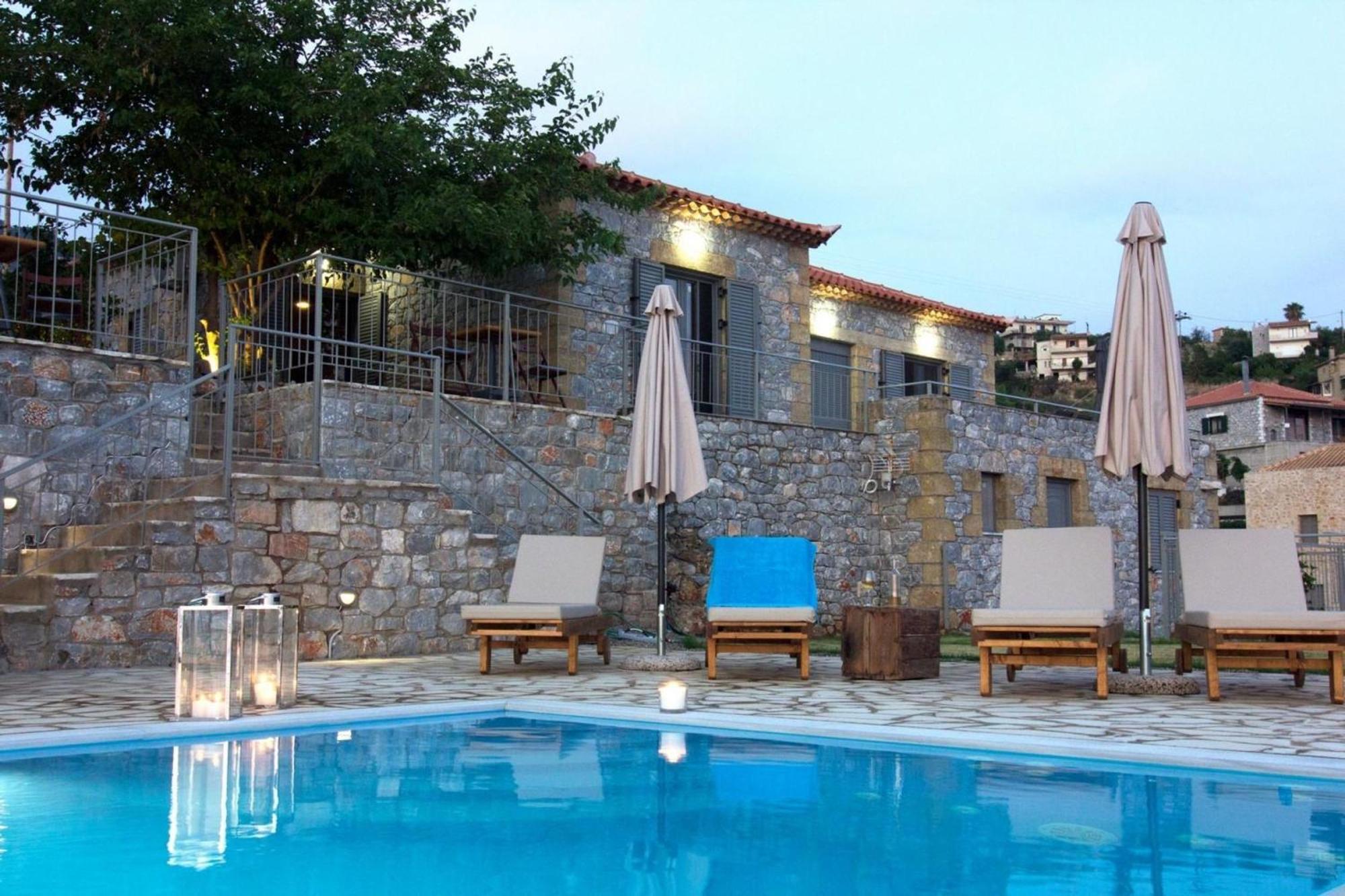 Elsa Villa By Elrin Villas Mani Neokhorion (Messenia) Exterior foto